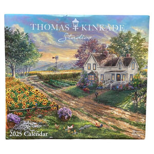 Thomas Kinkade Studios 2025 Deluxe Wall Calendar Calendar by Thomas Kinkade